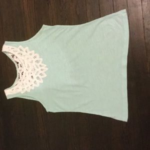 Teal tank top